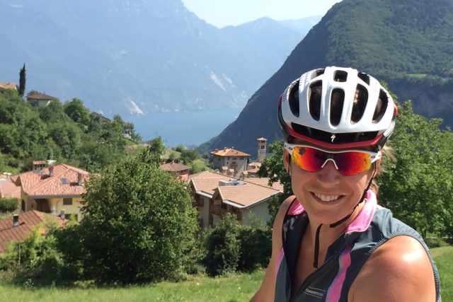 Kateřina Neumannová jezdí ráda na kole na Šumavě,  ale také v Itálii. Provincii Trentino popisuje jako cyklistický ráj | foto: archiv Kateřiny Neumannové