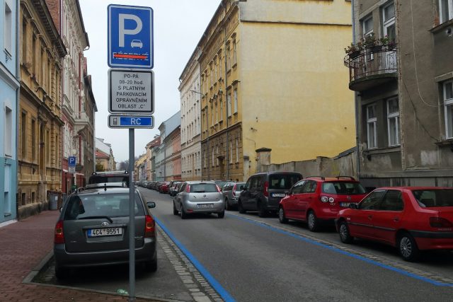 Parkovací zóny na Pražském předměstí v Českých Budějovicích | foto: Andrea Poláková,  Český rozhlas