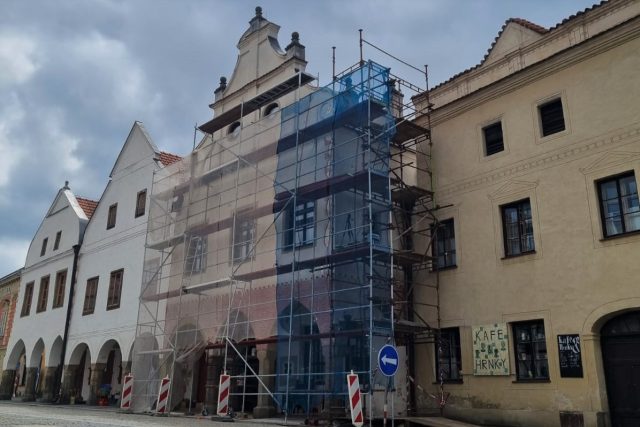 Dům s barokním štítem na náměstí ve Slavonicích | foto: Eva Musterová Marvanová,  Český rozhlas