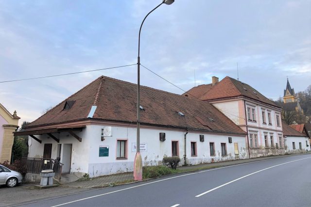 Část bývalé židovské čtvrti v Hluboké nad Vltavou | foto: Matěj Vodička,  Český rozhlas