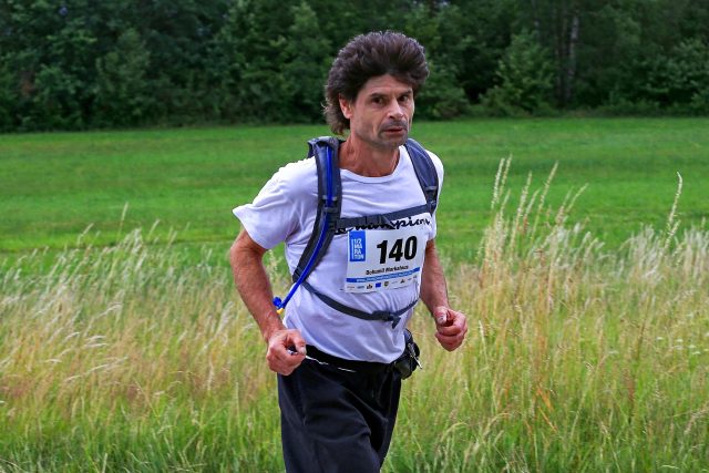 Bohumil Markalous při půlmaratonu v roce 2018 | foto: archiv Bohumila Markalouse