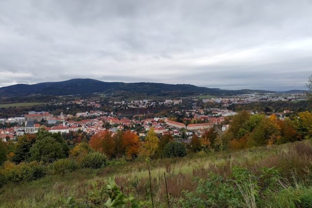 Výhled z Křížové hory na Český Krumlov a Kleť | foto: Zdeněk Zajíček,  Český rozhlas