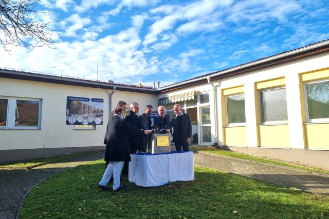 Zahájení stavby pavilonu paliativní péče | foto: Eva Musterová Marvanová,  Český rozhlas