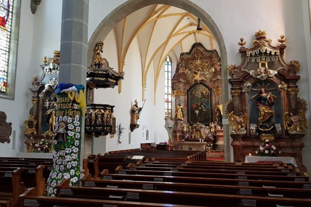 Kostel v Sankt Georgenu ožije hudbou a slovem | foto: Mária Pfeiferová