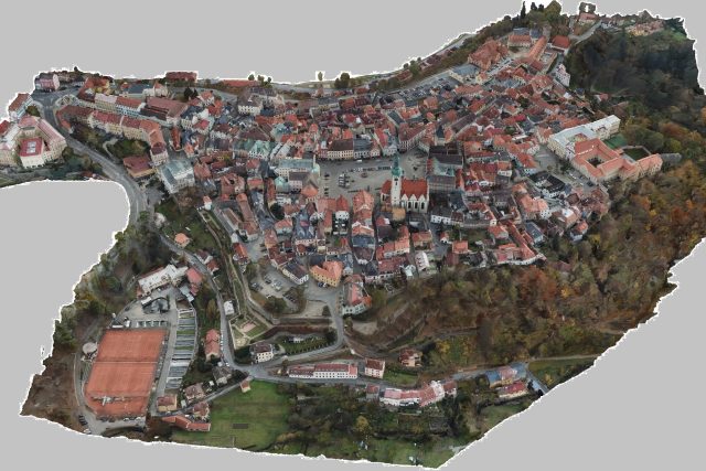Digitální 3D model historického jádra města Tábor vytvořil spolek Naše historie | foto: Naše historie,  z. s.