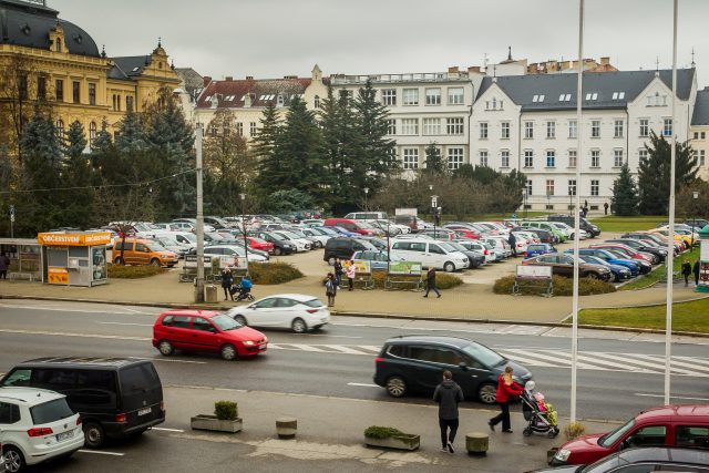 Senovážné náměstí v Českých Budějovicích | foto: Petr Lundák,  MAFRA / Profimedia