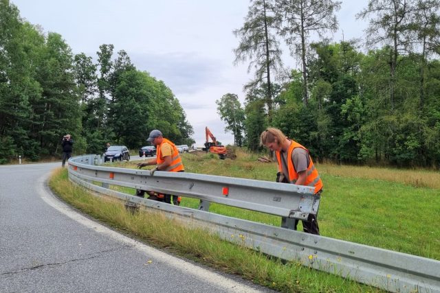 Začíná oprava silnice mezi Dačicemi a Slavonicemi | foto: Eva Musterová Marvanová,  Český rozhlas