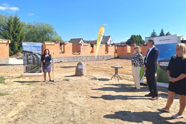 Stavba nového domova Centra Bazalka v Českých Budějovicích | foto: Kristýna Barchini,  Český rozhlas