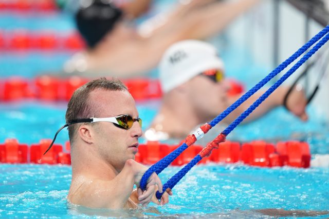 Arnošt Petráček na startu paralympijského závodu v Paříži | foto: Zac Goodwin,  PA Images / Profimedia