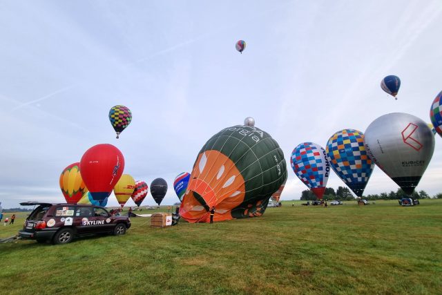 Mistrovství republiky v balónovém létání v Jindřichově Hradci | foto: Eva Musterová Marvanová,  Český rozhlas