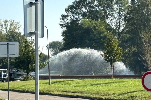 Odčerpávání vody z kanalizace ve Veselí nad Lužnicí | foto: Jitka Cibulová Vokatá,  Český rozhlas