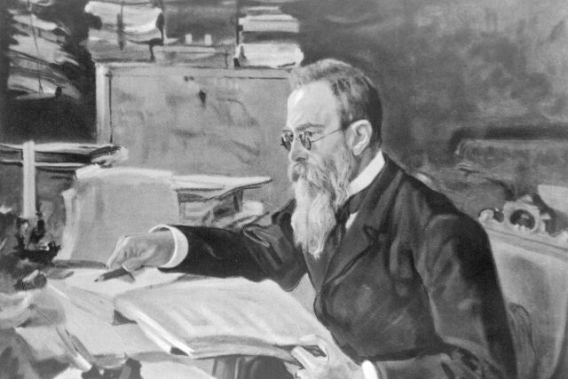 Nikolaj Andrejevič Rimskij-Korsakov na obraze od V. A. Sěrova | foto: ČTK