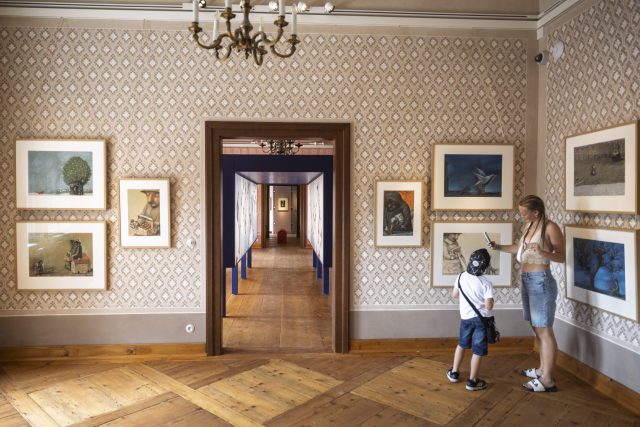 Palác ilustrace na zámku v Českém Krumlově | foto: Václav Pancer,  ČTK