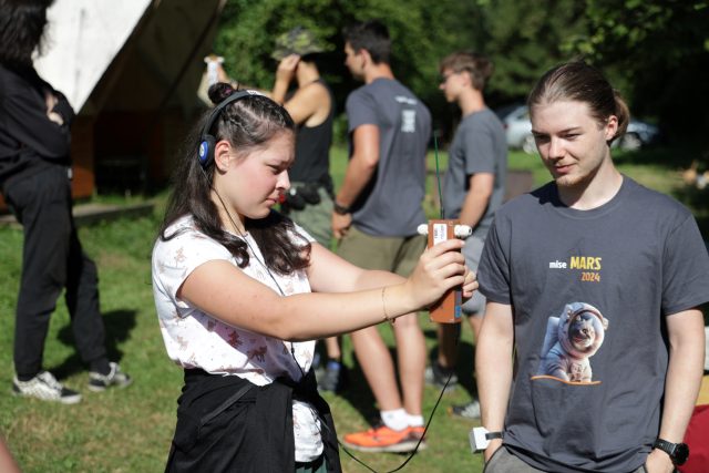 FelCamp u Orlické přehrady | foto: Ondřej Vondrouš,  Fakulta elektrotechnická ČVUT