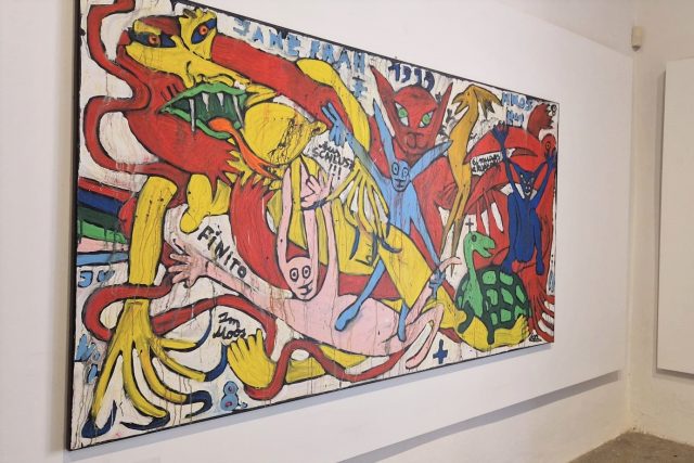 Výstava obrazů Janze Franze v Egon Schiele Art Centru v Českém Krumlově | foto: Petr Kubát,  Český rozhlas
