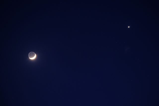 Měsíc a Venuše | foto: Pixabay,  Licence Pixabay