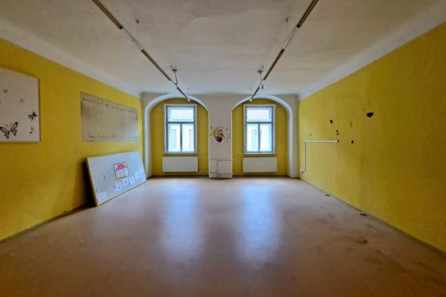 Jedna z místností v domě na vodňanském náměstí | foto: Kristýna Barchini,  Český rozhlas