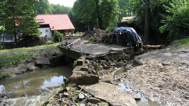 Povodně na Děčínsku (ilustr. obr.)
